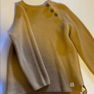 Zara mustard beige color sweater